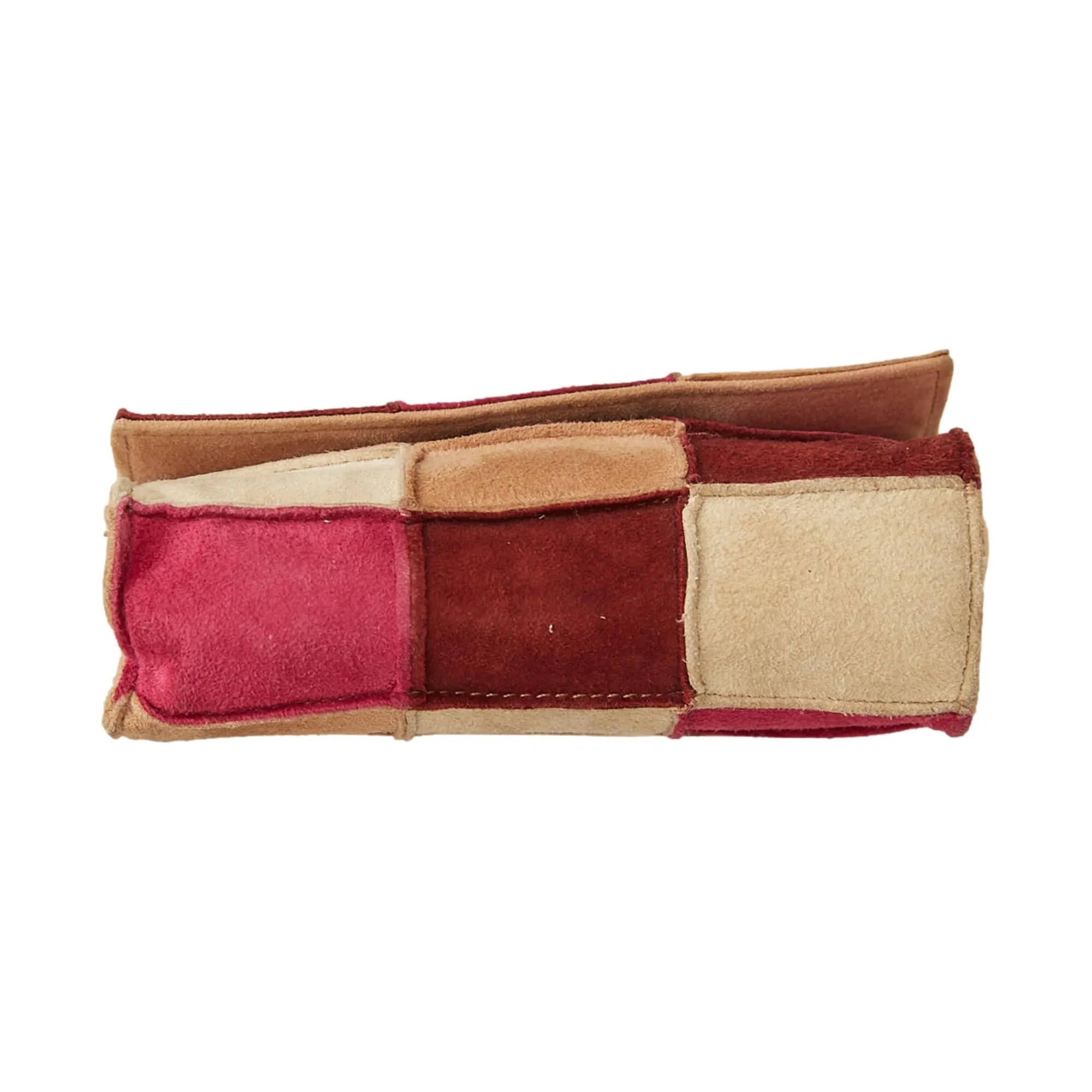 Chanel Suede Patchwork Micro Bag