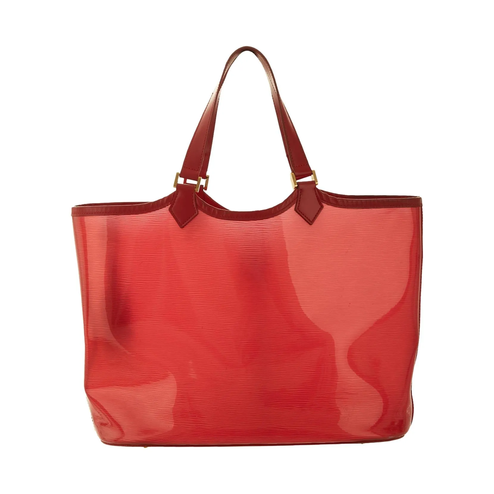Louis Vuitton Red Coated Epi Jumbo Tote