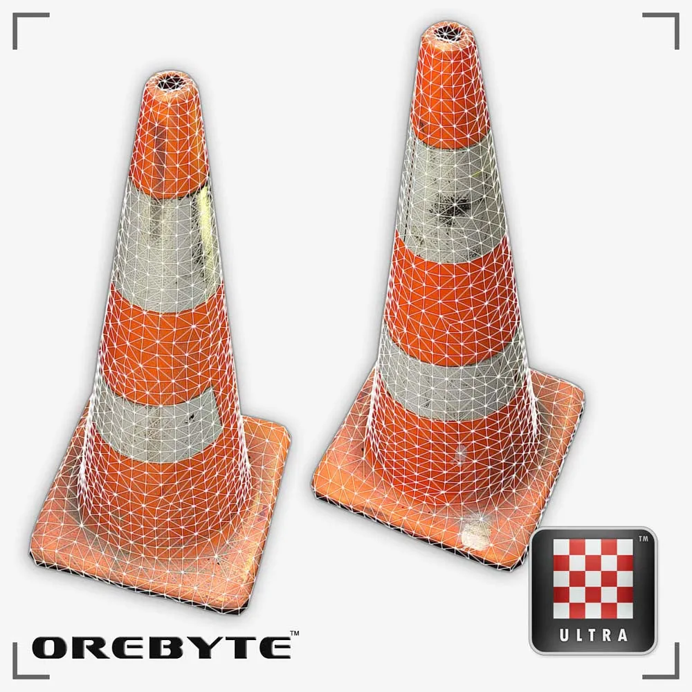 Parking Cone Orange 01